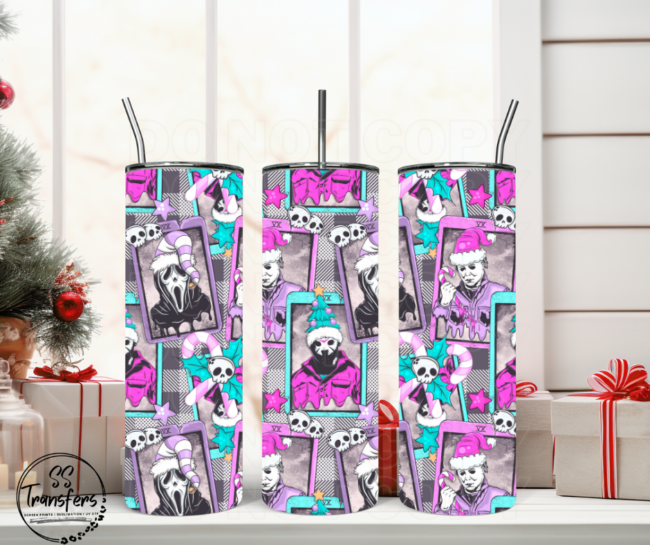 Spooky Santas Sub Tumbler Transfer