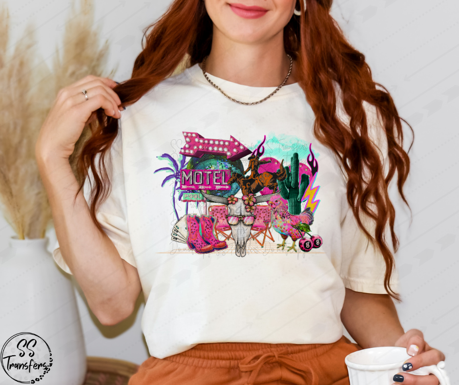 Boujee Western Collage DTF Transfer