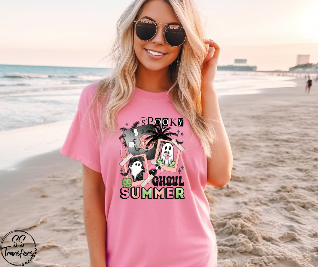 Spooky Ghoul Summer Polaroids DTF Transfer