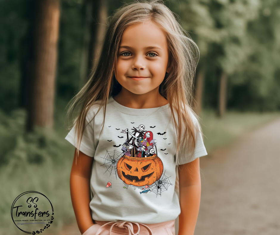 Nightmare Pumpkins DTF Transfer