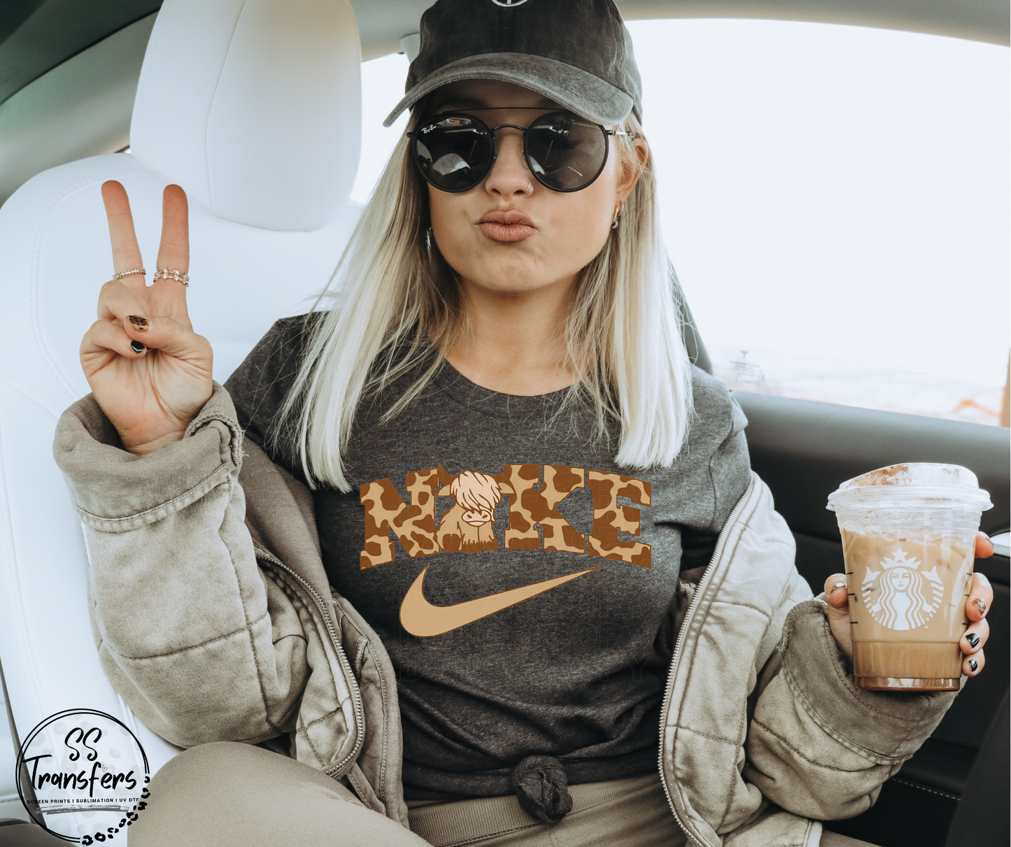 *FB Exclusive* Swish Highland Cows (Multiple Colors) DTF Transfer