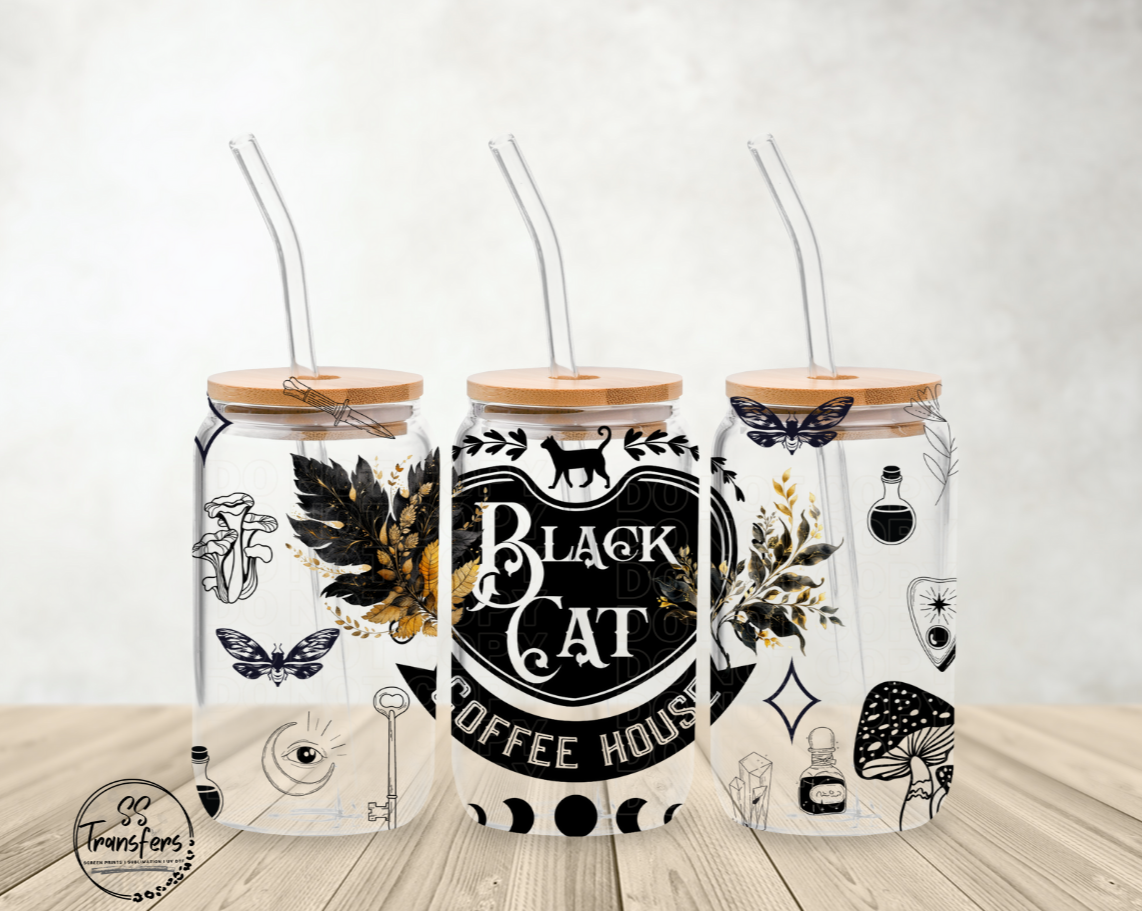 Black Cat Coffee House Libbey UV Wrap