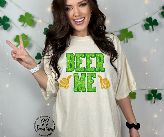 Beer Me DTF Transfer