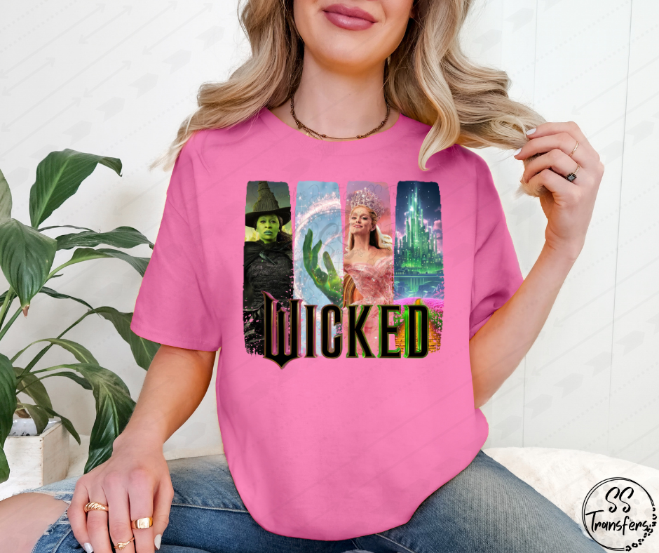 Wicked Brush Strokes DTF Transfer