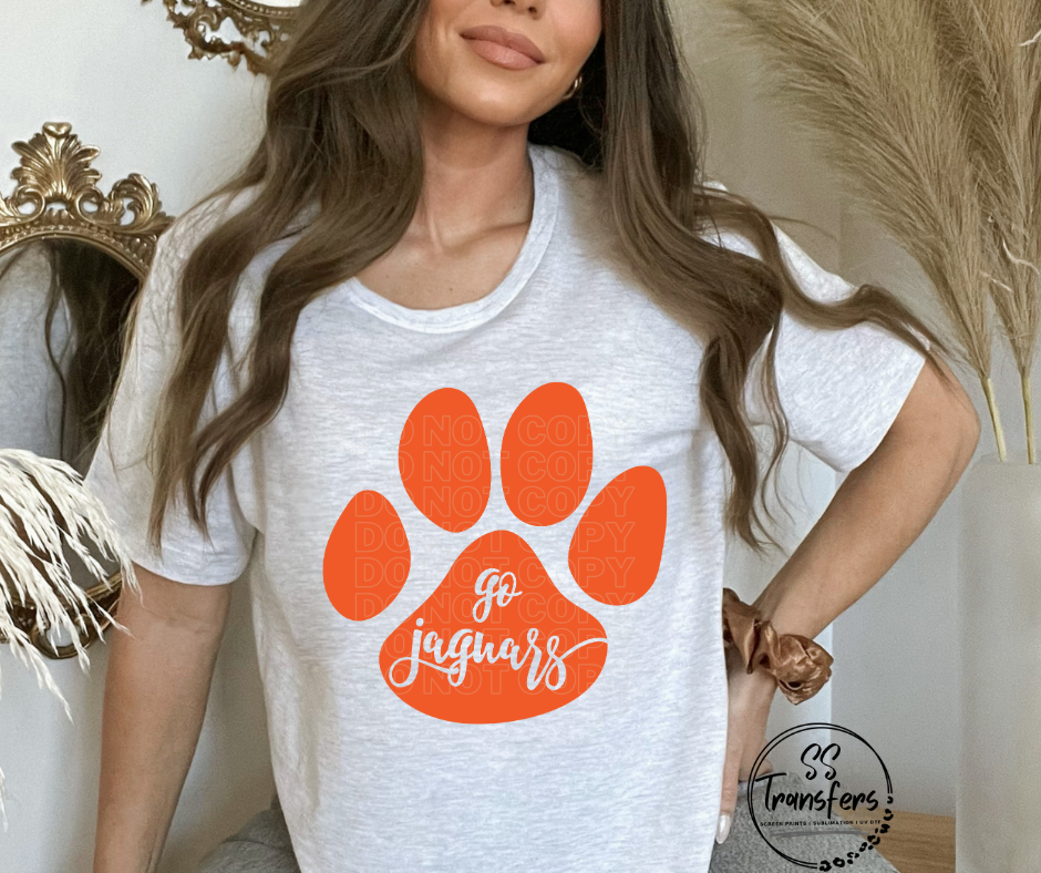 Jaguar Paw DTF Transfer