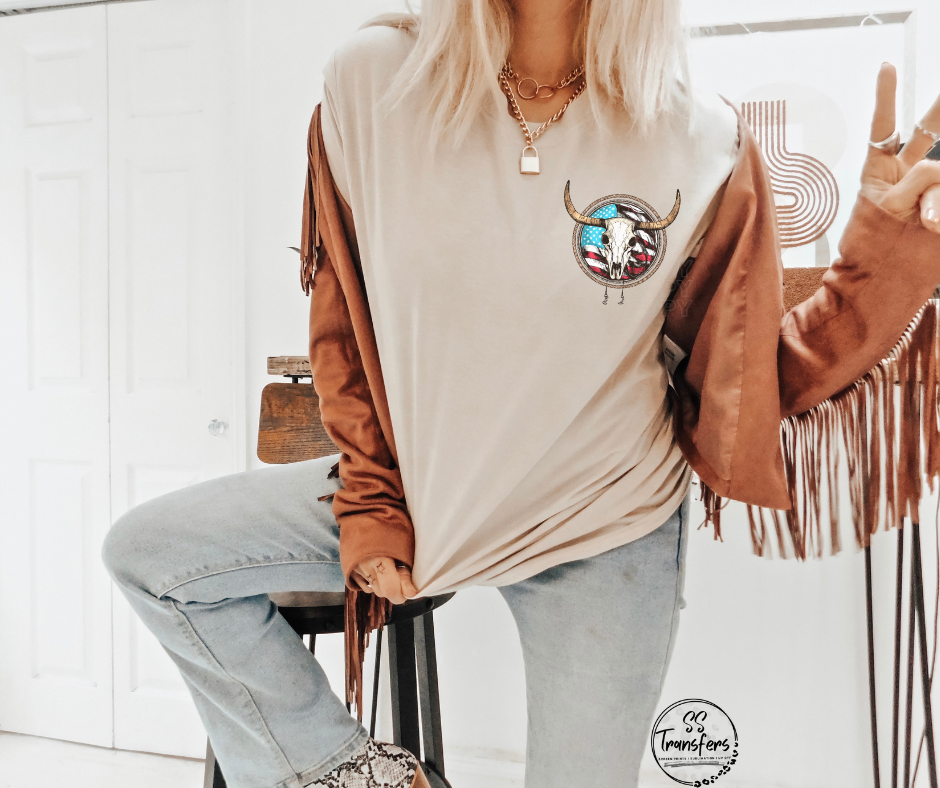 American Bull Pocket DTF Transfer