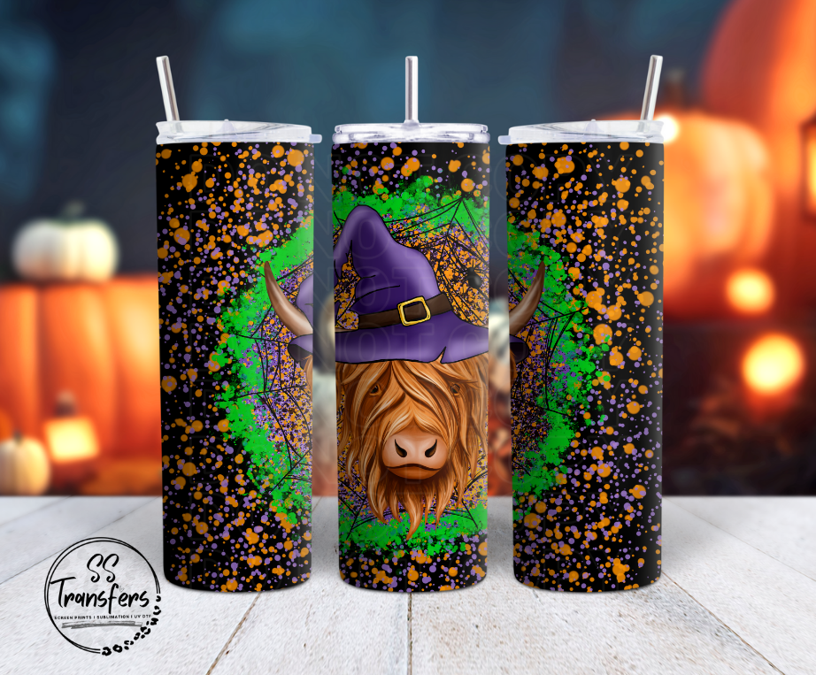 Spooky Cow Sub Tumbler Transfer