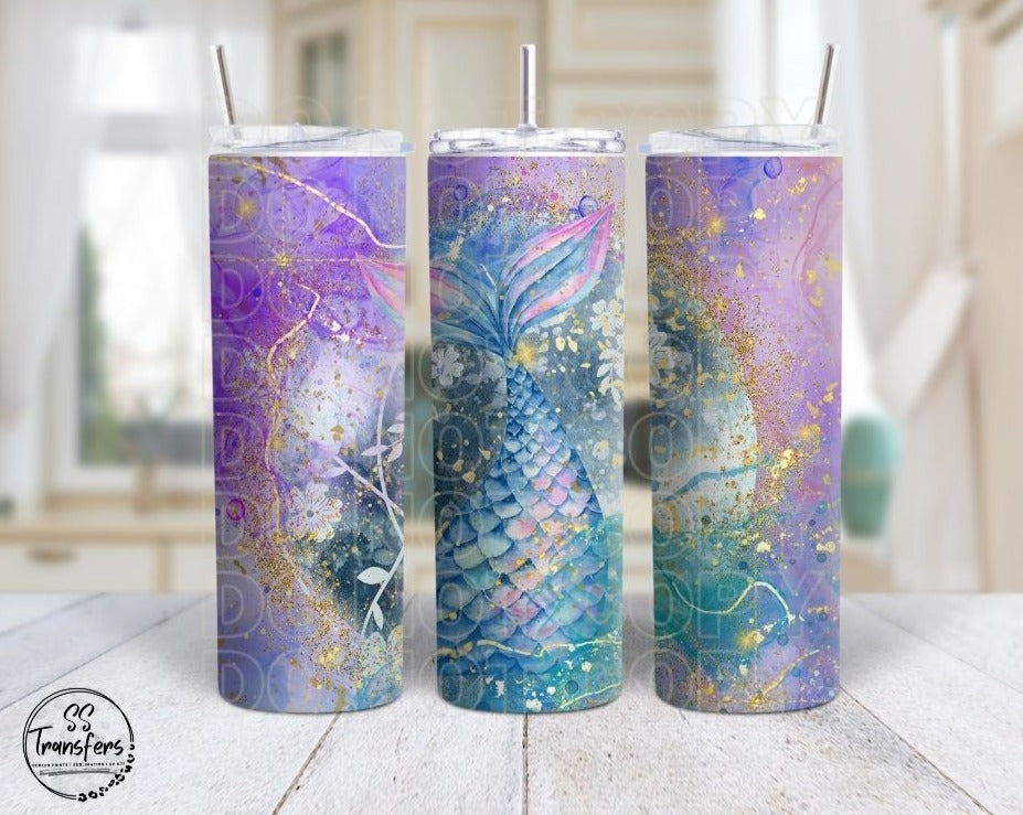 Mermaid Sub Tumbler Transfer