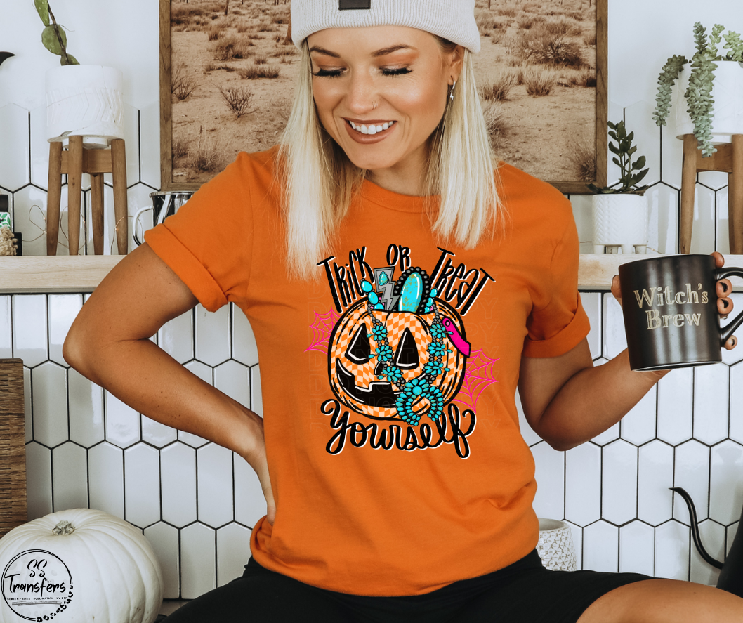 Trick or Treat Yourself (multiple colors) DTF Transfer