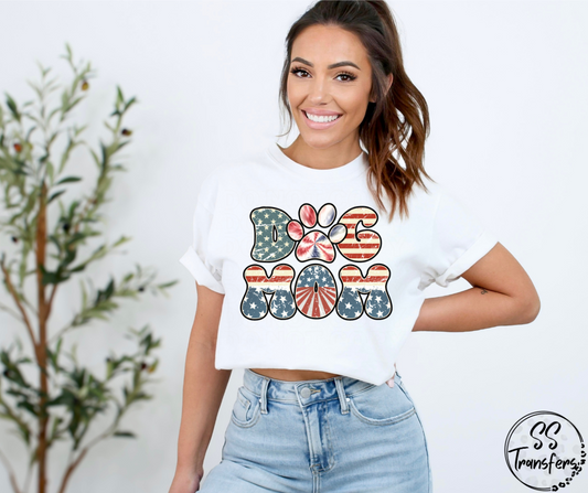 Dog Mom Tie Dye DTF Transfer
