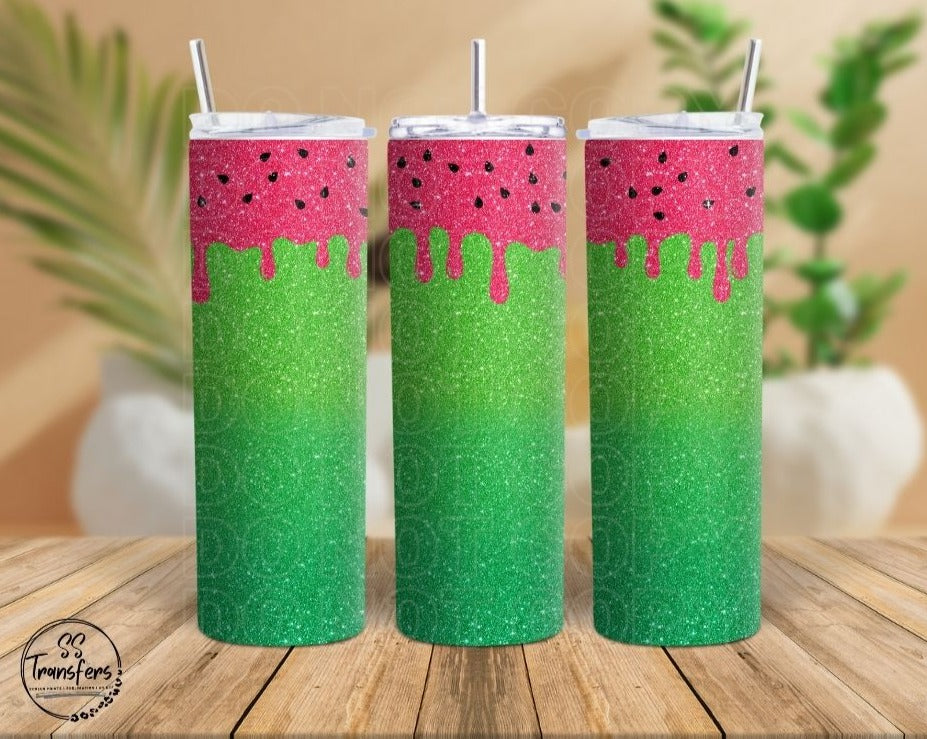 Watermelon Rhine Drip Sub Tumbler Transfer