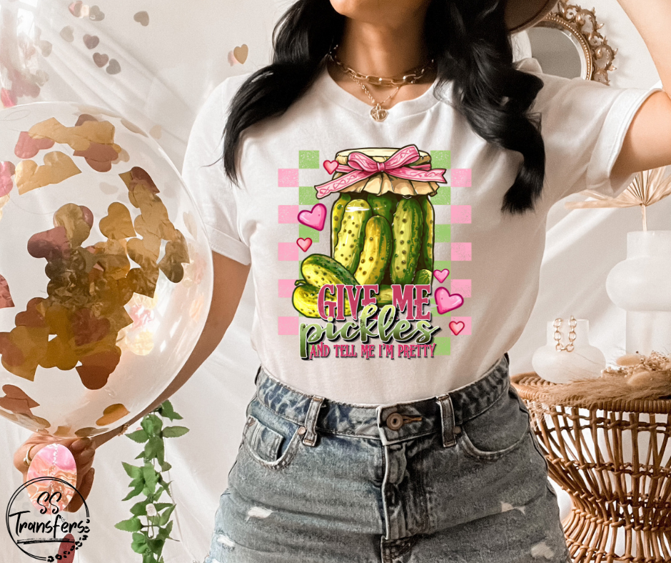 Give Me Pickles DTF Transfer
