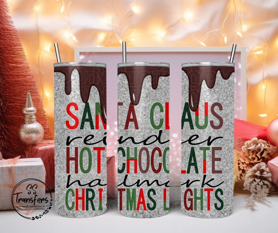 Christmas Things Sub Tumbler Transfer