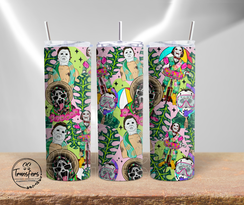 Spooky Boys of Summer Sub Tumbler Transfer