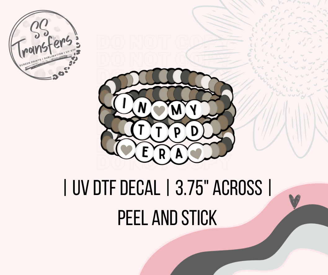 TTPD Bracelets UV Decal