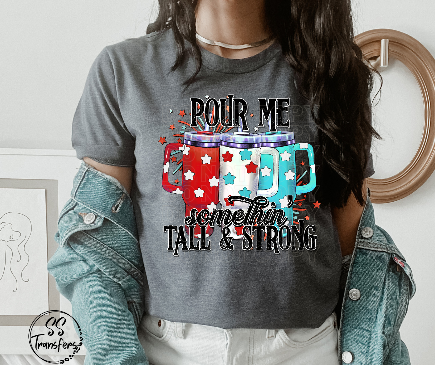 Pour Me Something Tall DTF Transfer