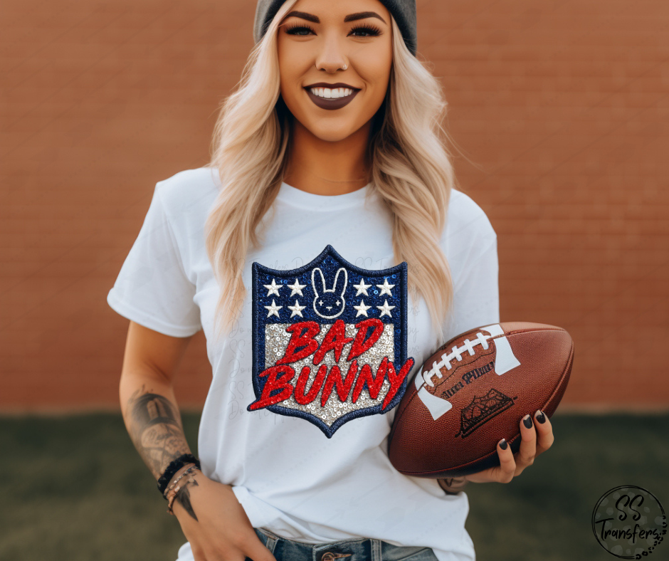 Bad B Faux Embroidered DTF Transfer