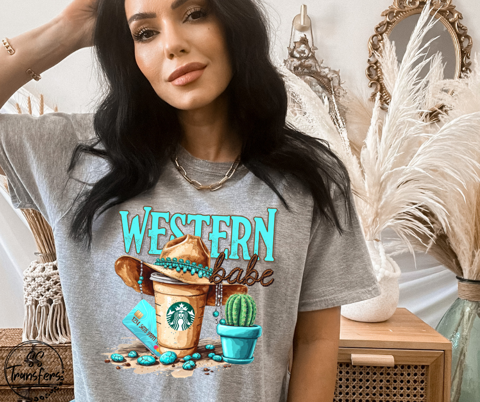 Western Babe DTF Transfer