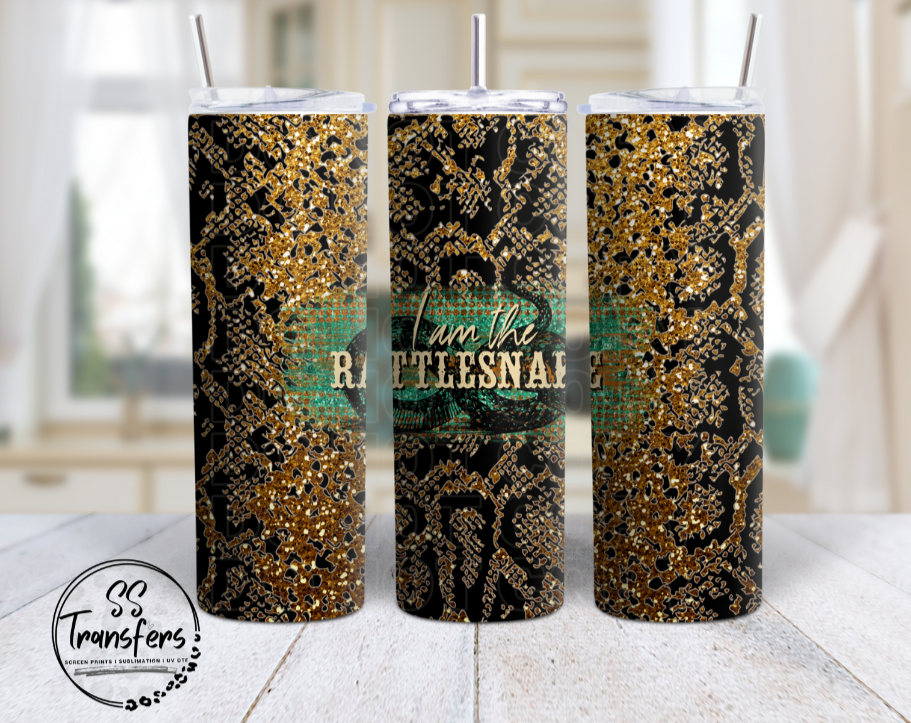 I Am The Rattlesnake Sub Tumbler Transfer