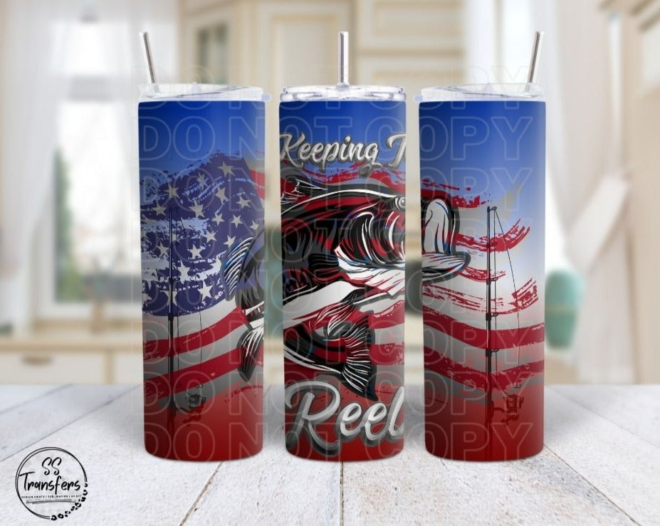 Keeping It Reel Sub Tumbler Transfer