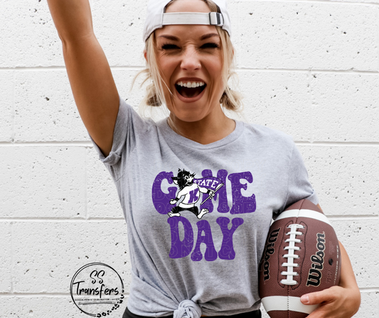 Vintage Game Day K State DTF Transfer