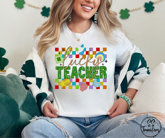 Lucky Charms Teacher DTF Transfer