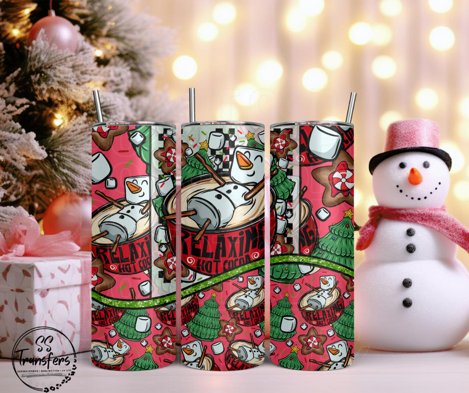 Relaxing Hot Cocoa (Multiple Options) Sub Tumbler Transfer
