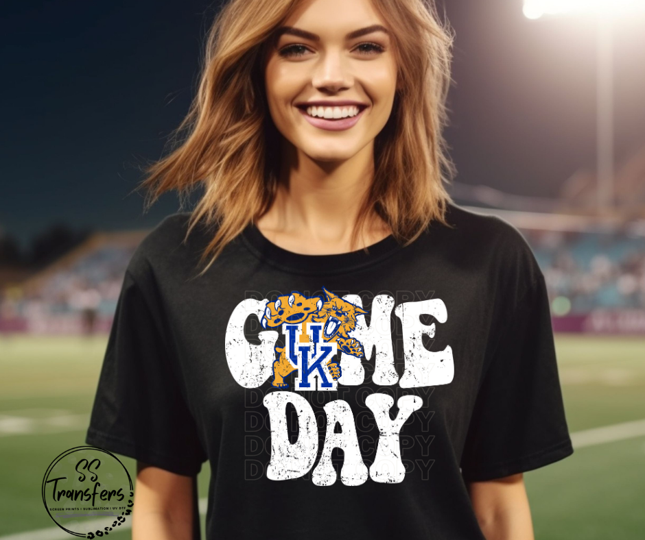 Vintage Game Day University of KY DTF Transfer