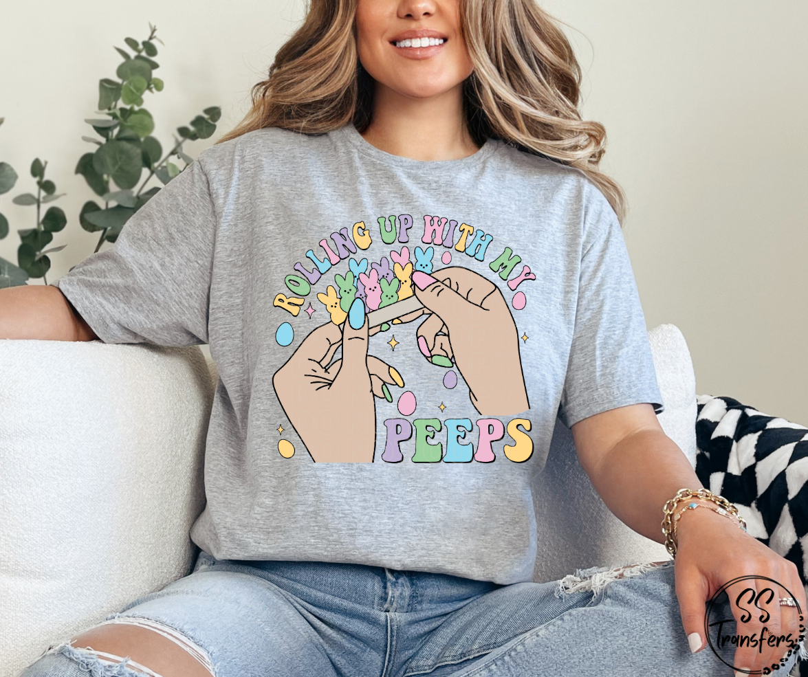 Rolling Up With My Peeps DTF Transfer