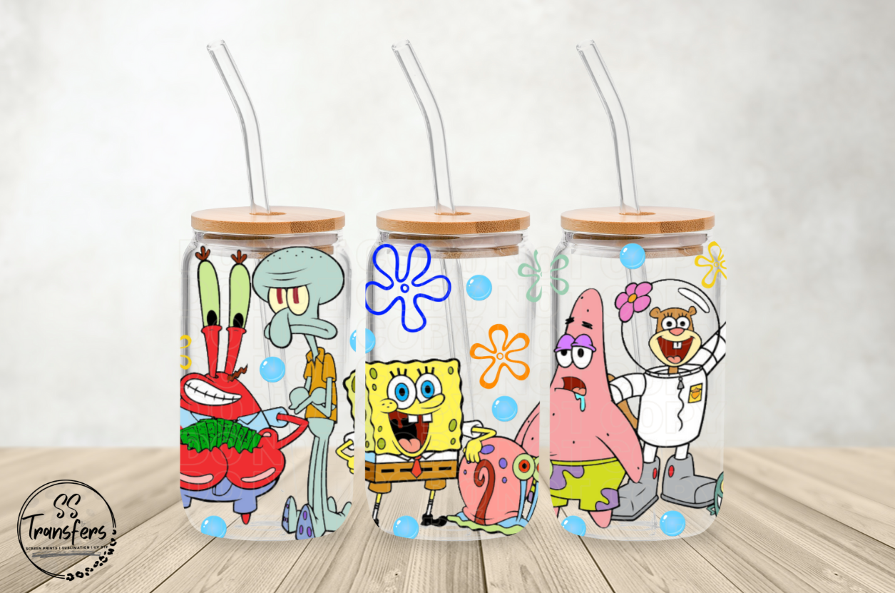 Under The Sea Friends Libbey UV Wrap