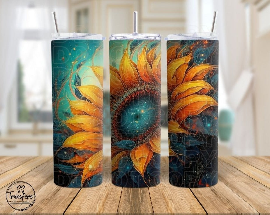 Cosmic Sunflower Sub Tumbler Transfer
