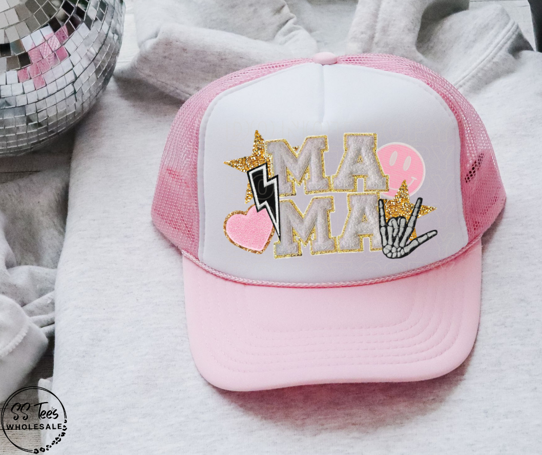 Mama Faux Chenille Hat DTF/Sub Transfer