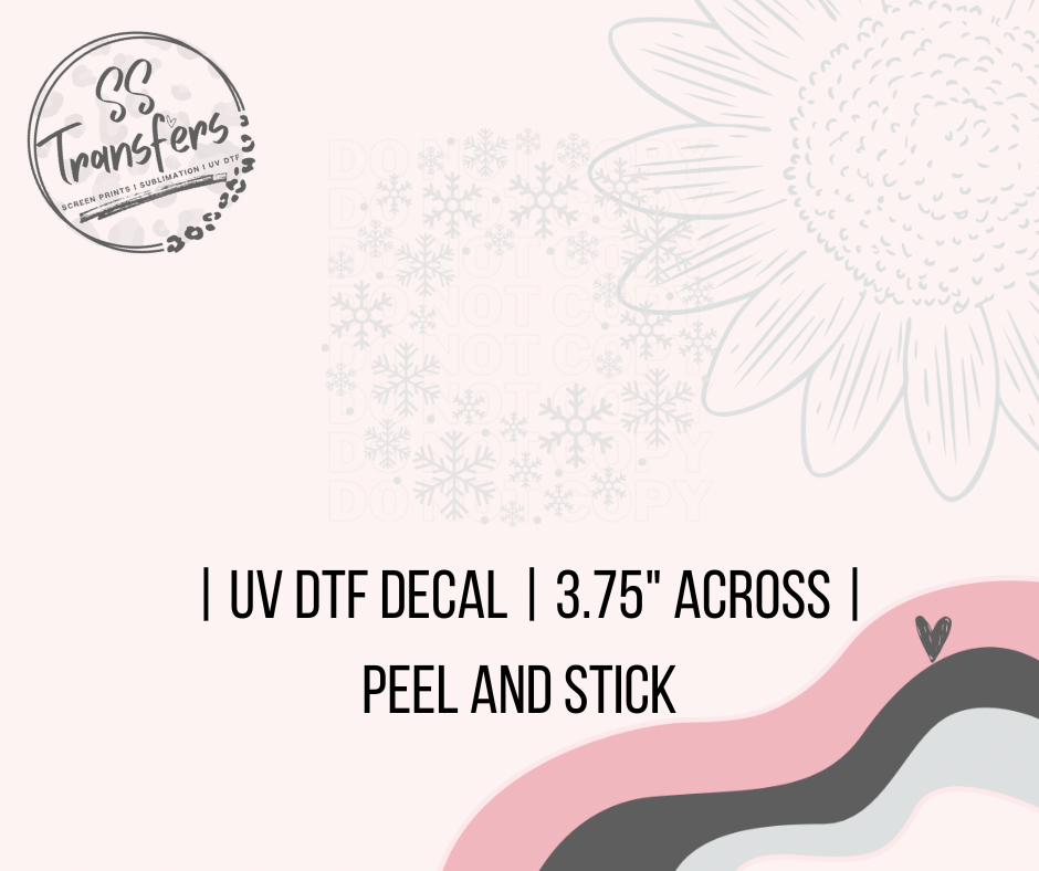 Snowflakes UV Decal