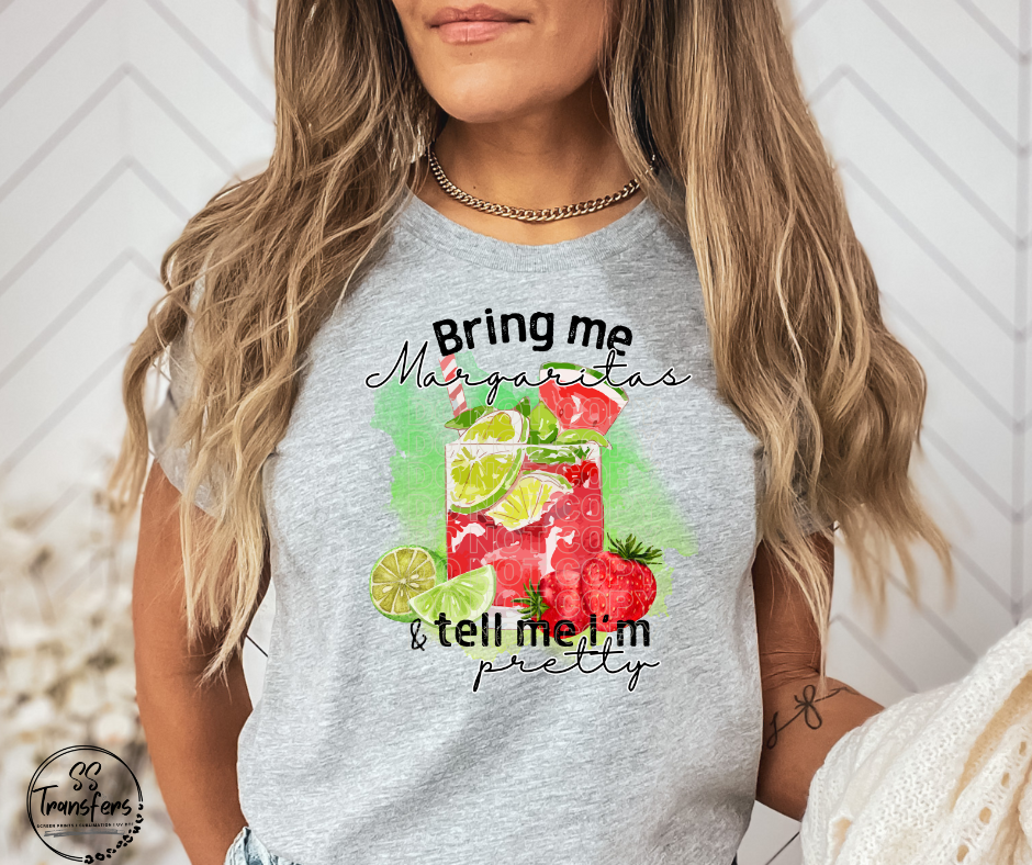 Bring Me Margaritas Sublimation Transfer