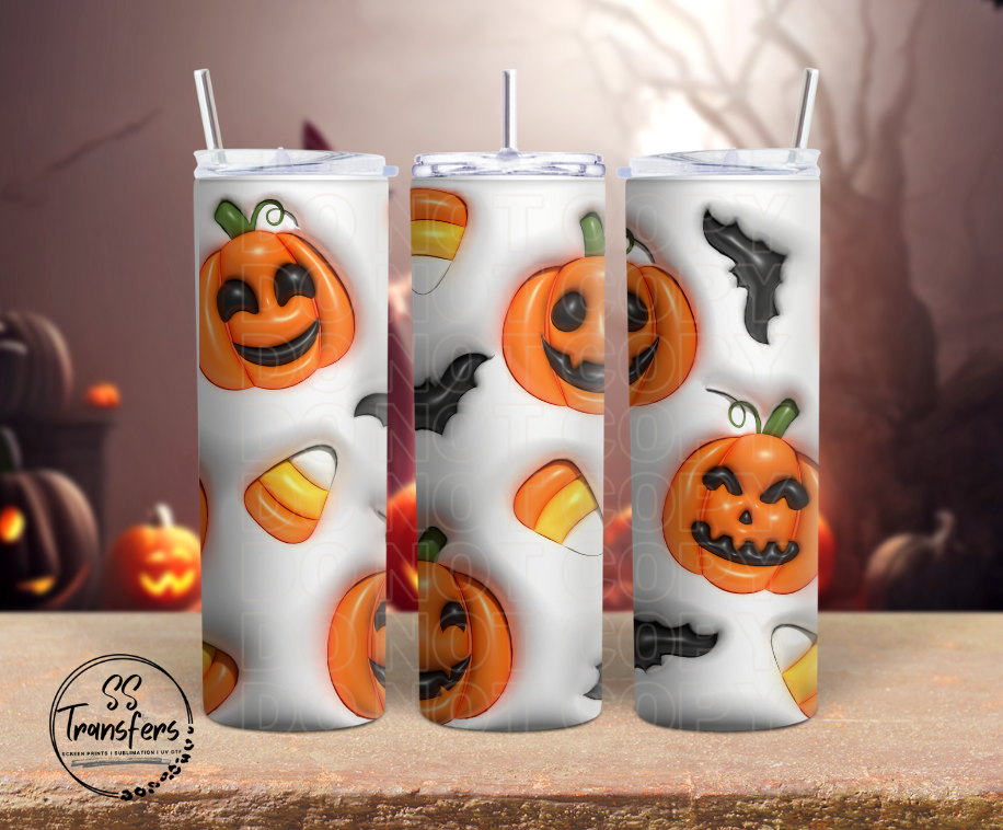 Inflated Pumkins Sub Tumbler Transfer