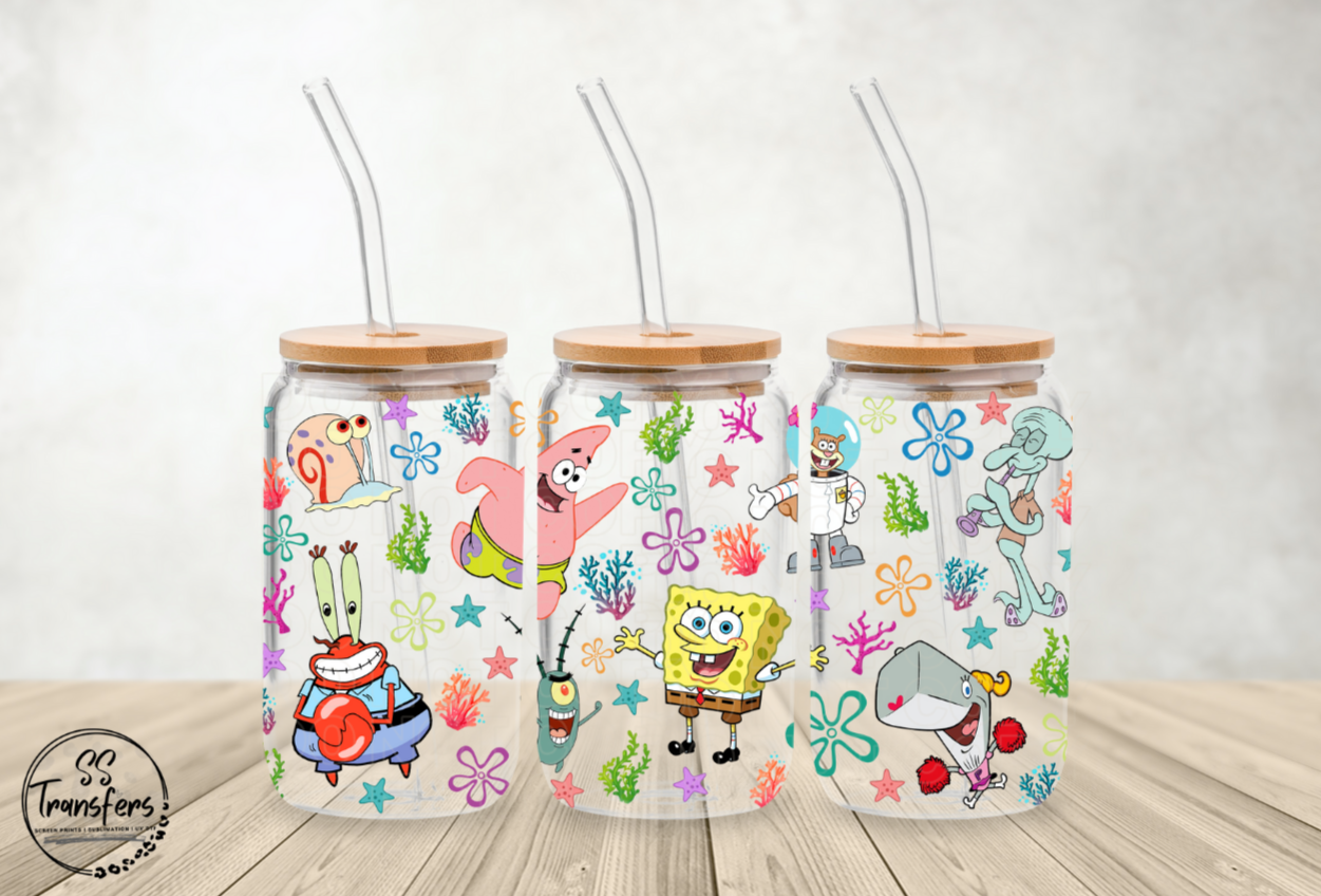 Under The Sea Friends Libbey UV Wrap