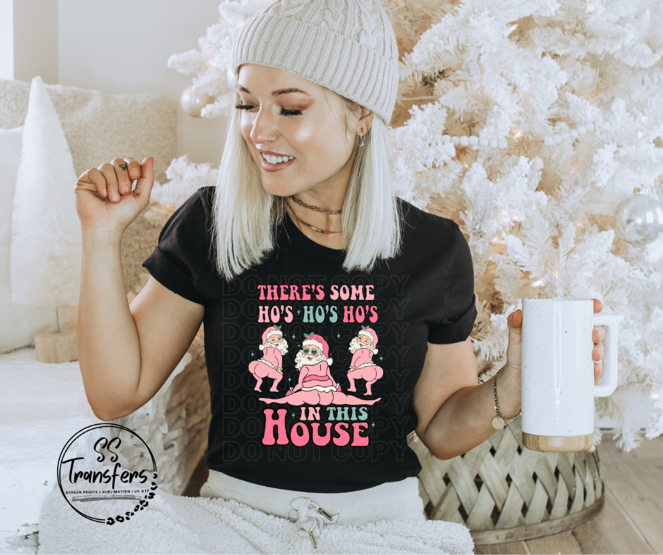 Ho Ho's In This House DTF Transfer