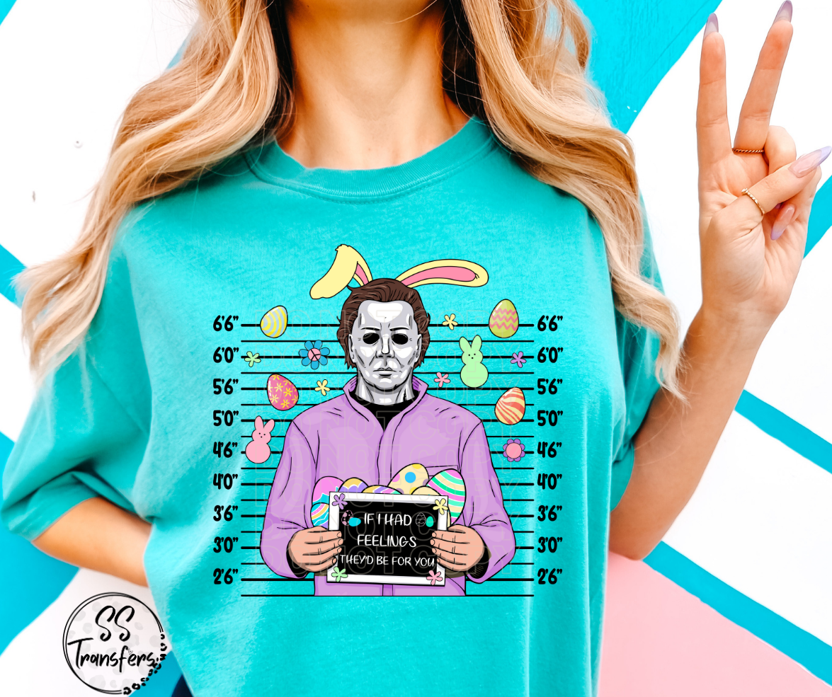 Bunny Scary Mug Shots (Multiple Choices) DTF Transfer