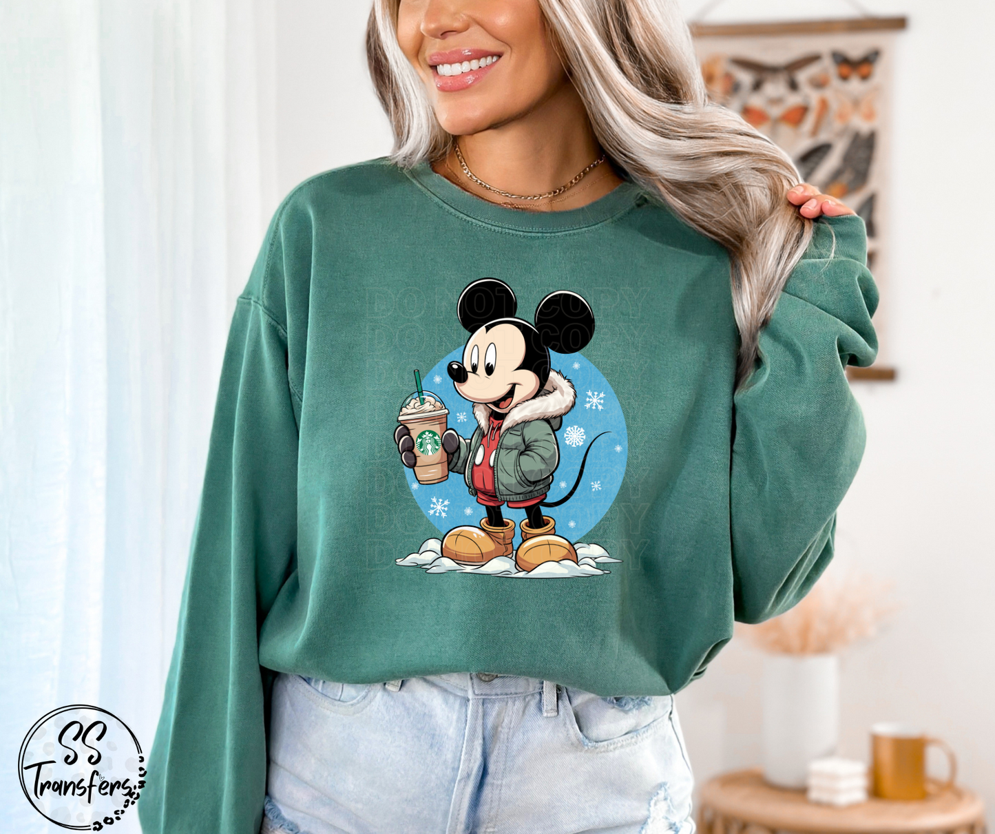 *FB Exclusive* Mouse Winter Coffee (Multiple Choices) DTF Transfer