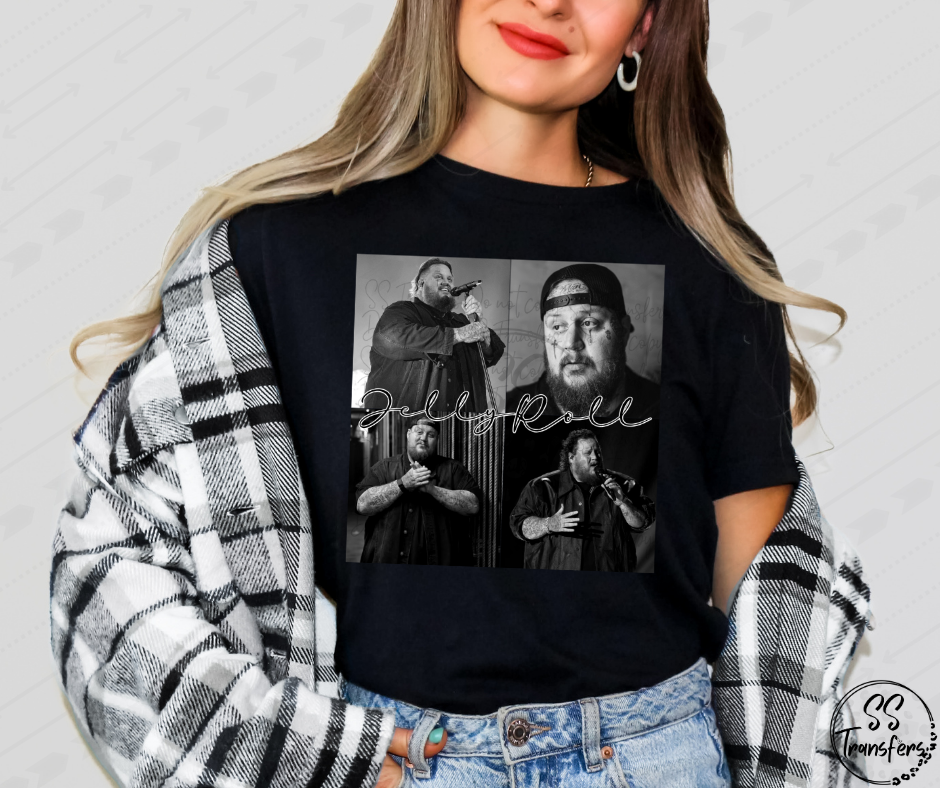 B&W Famous Friends (Multiple Choices) DTF Transfer