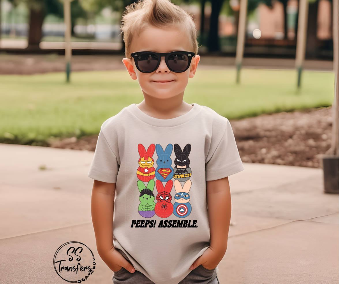 Peeps Assemble (Multiple Choices) DTF Transfer