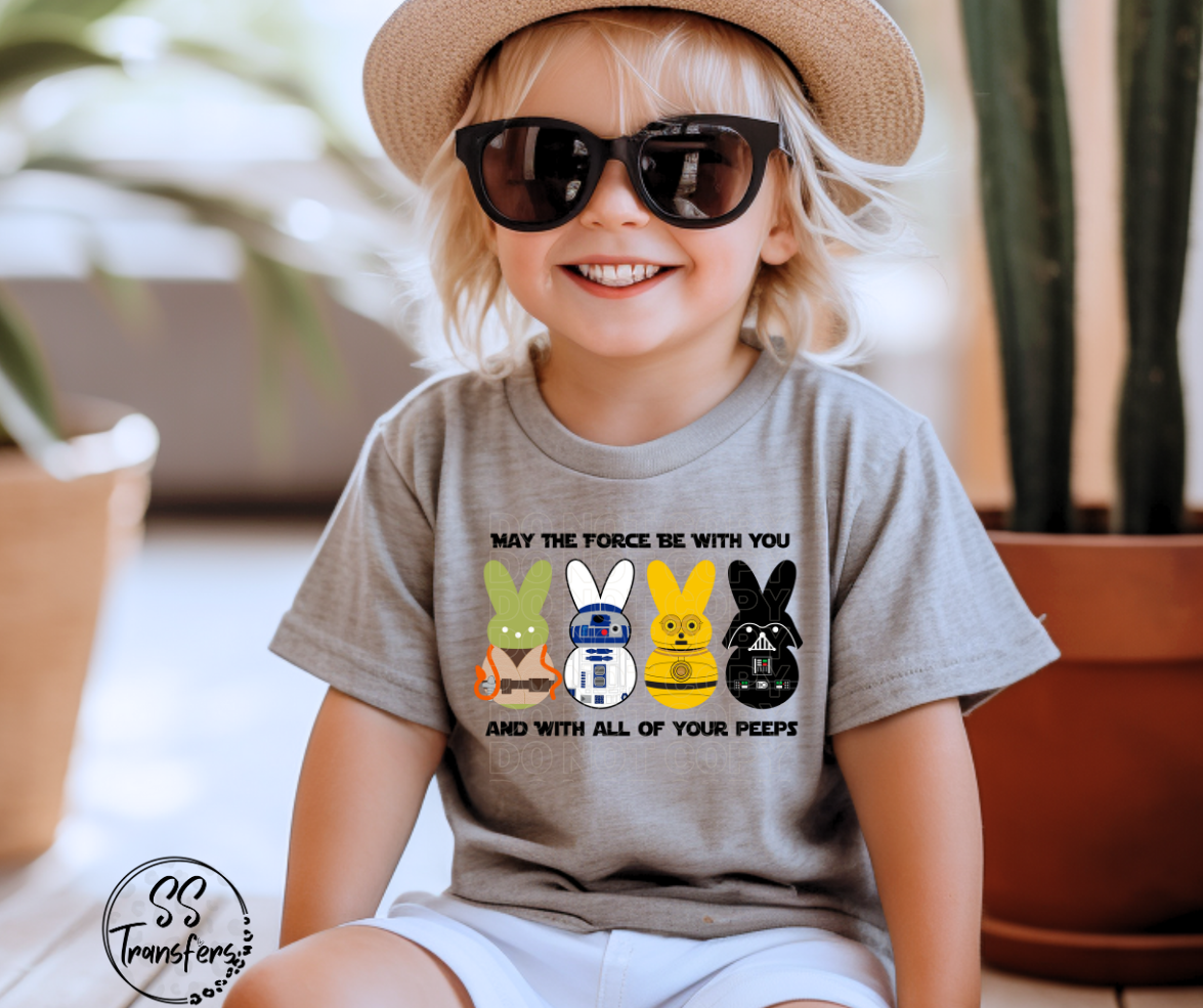 May The Force Be With Your Peeps DTF Transfer