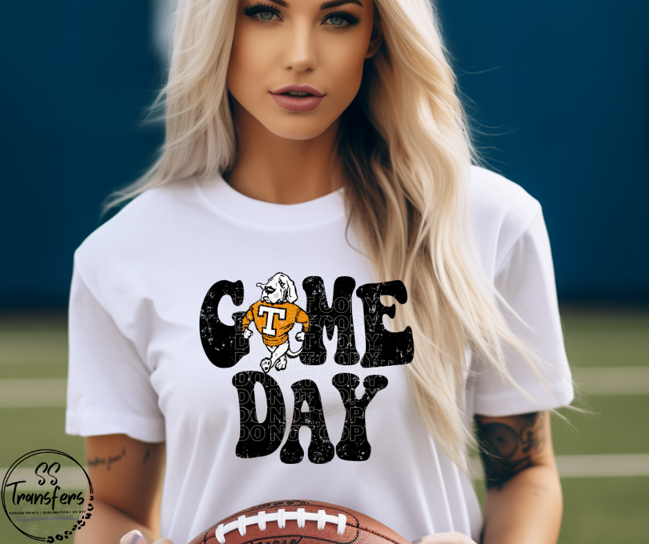 Vintage Game Day Tennessee DTF Transfer