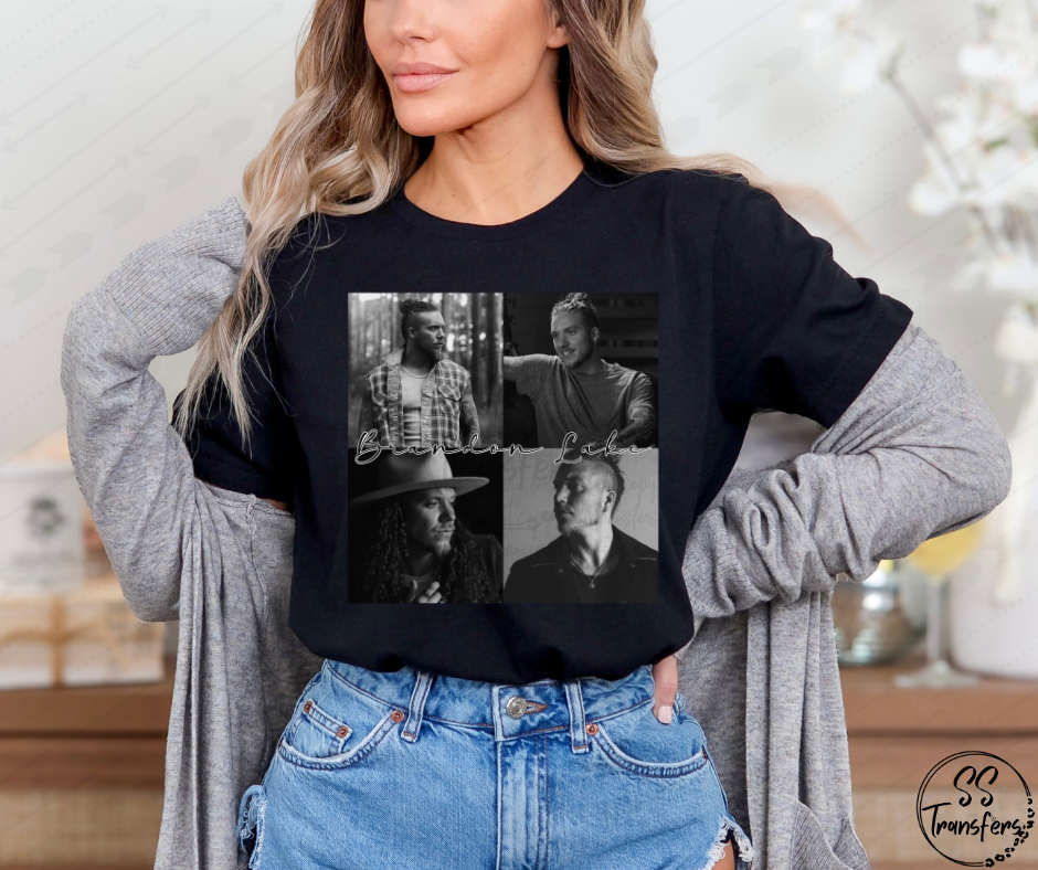B&W Famous Friends (Multiple Choices) DTF Transfer