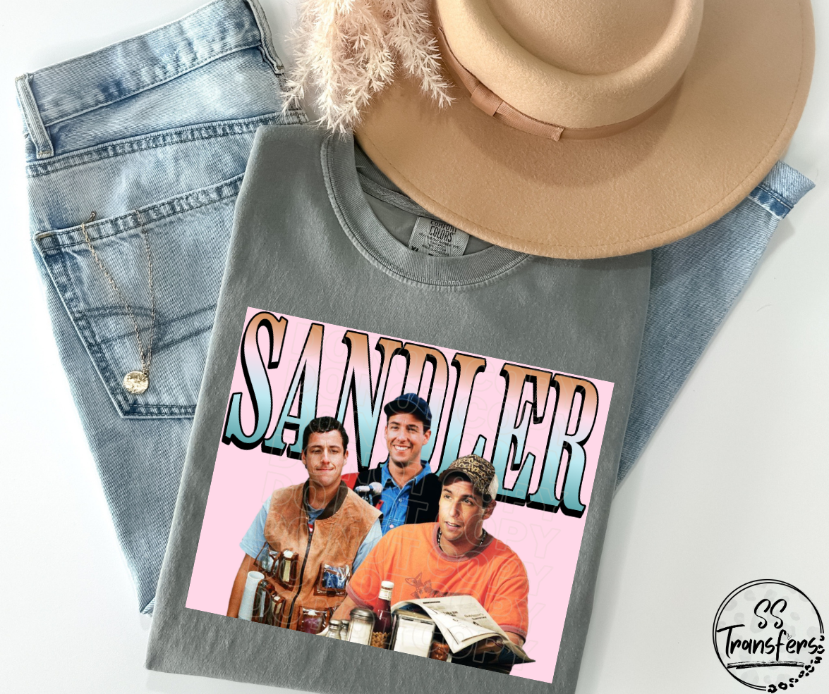 Adam Pink Background DTF Transfer