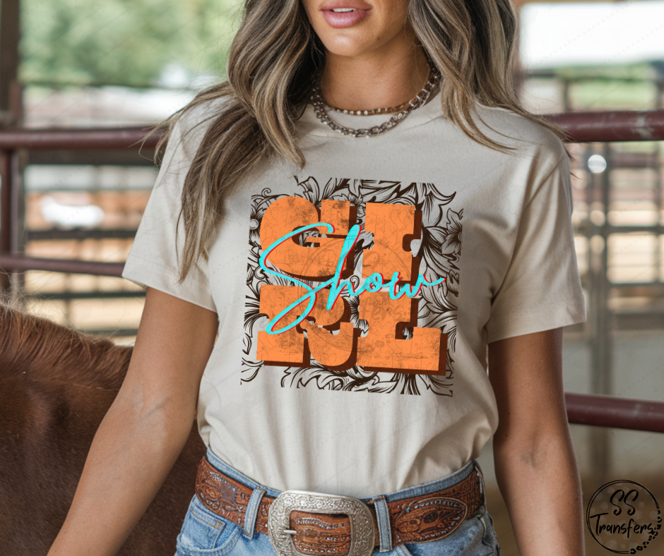Show Girl/Mama Floral DTF Transfer