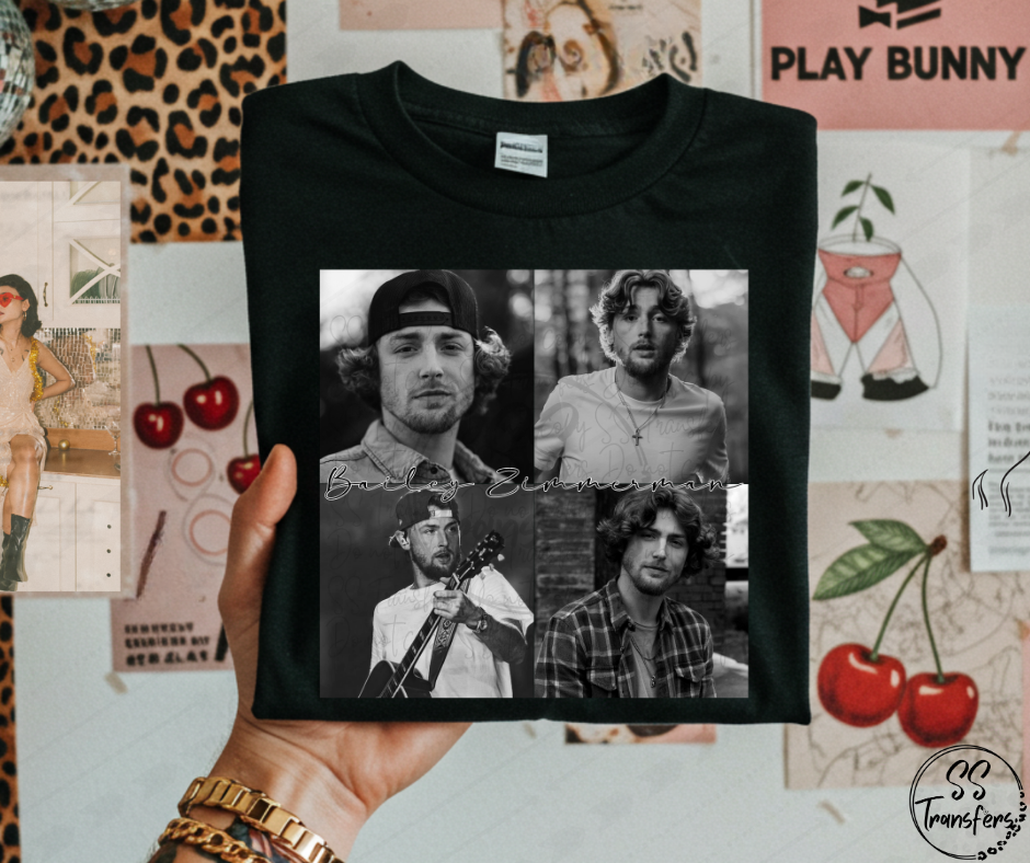 B&W Famous Friends (Multiple Choices) DTF Transfer