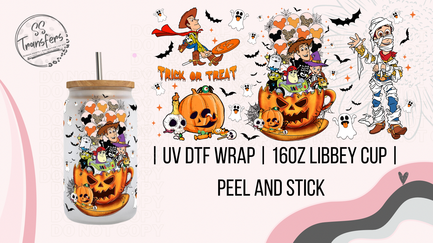 Toy Pumpkin Friends Libbey UV Wrap