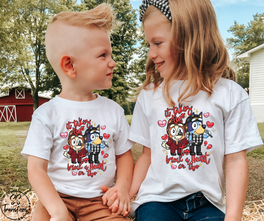 It Takes Two B Dogs DTF Transfer