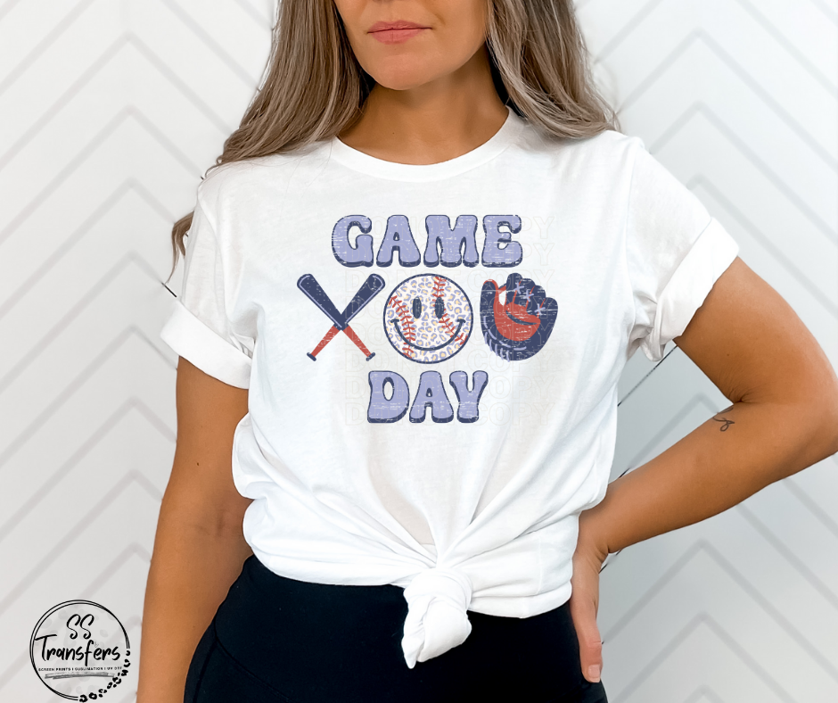 Game Day Leopard Ball DTF Transfer